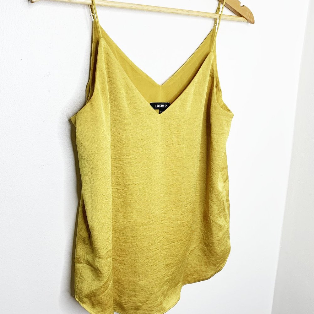 Express - Yellow Metallic Top - Picture 2 of 3